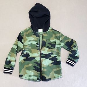 Wonder Nation Army  Amouflage Light Weight Jacket Size 5T